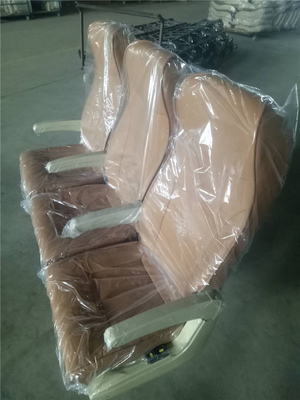 Injection HDPE Boat Vessel Marine Passenger Seats With Safety Belts